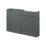 Alaska Bathroom Fitted Furniture Pack RH Vanity with Basin Dark Grey Matt 1244mm x 355mm x 997mm