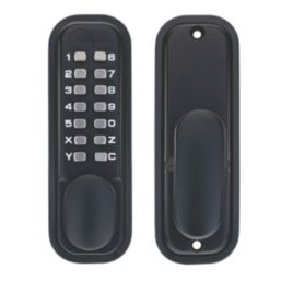Eclipse Fire Rated  ED20 Mechanical Push Button Digital Lock Matt Black  38mm