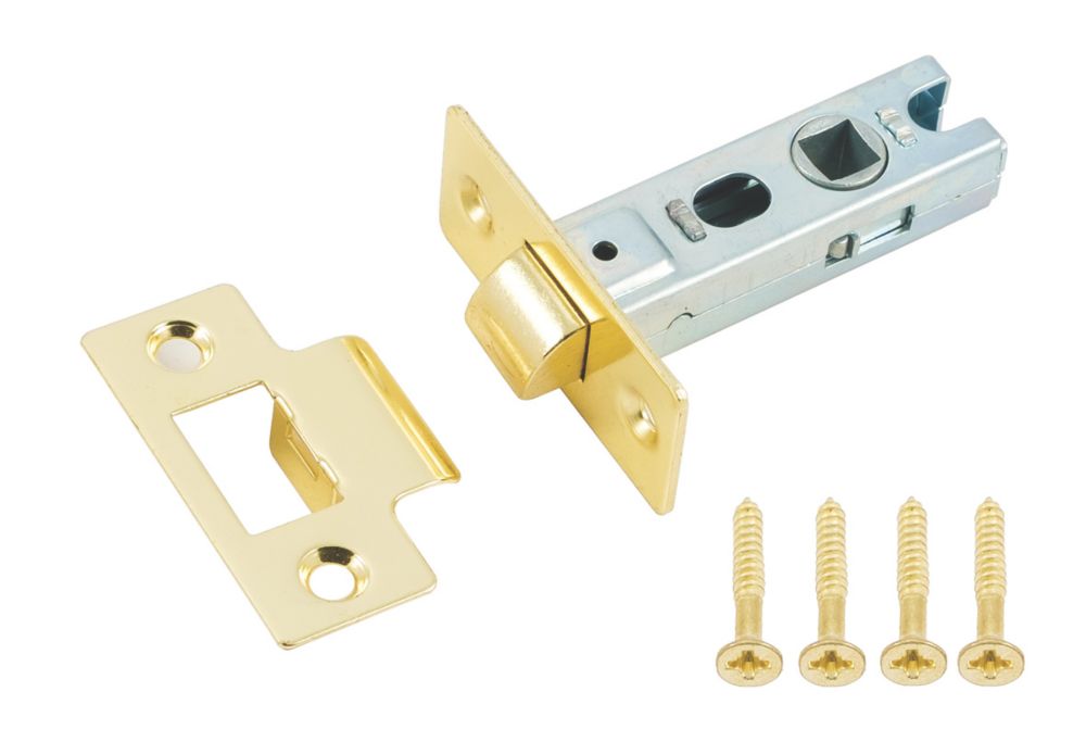 Smith & Locke Brass Tubular Mortice Latch 64mm Case 45mm Backset