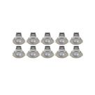 LAP Ubertas Fixed  LED Downlights Brushed Nickel 4W 420lm 10 Pack