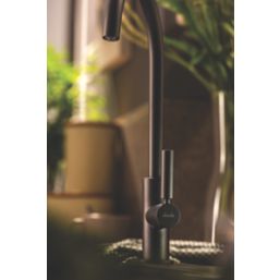 Abode Globe Single Lever Mono Mixer Kitchen Tap Black
