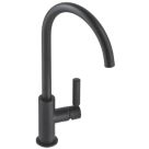 Abode Globe Single Lever Mono Mixer Kitchen Tap Black