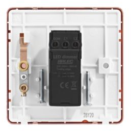 Arlec  1-Gang 2-Way LED Dimmer Switch  Rose Gold