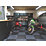Garage Floor Tile Company X Joint Double Garage Interlocking Floor Tile Pack Black / Graphite 27m² 117 Pieces