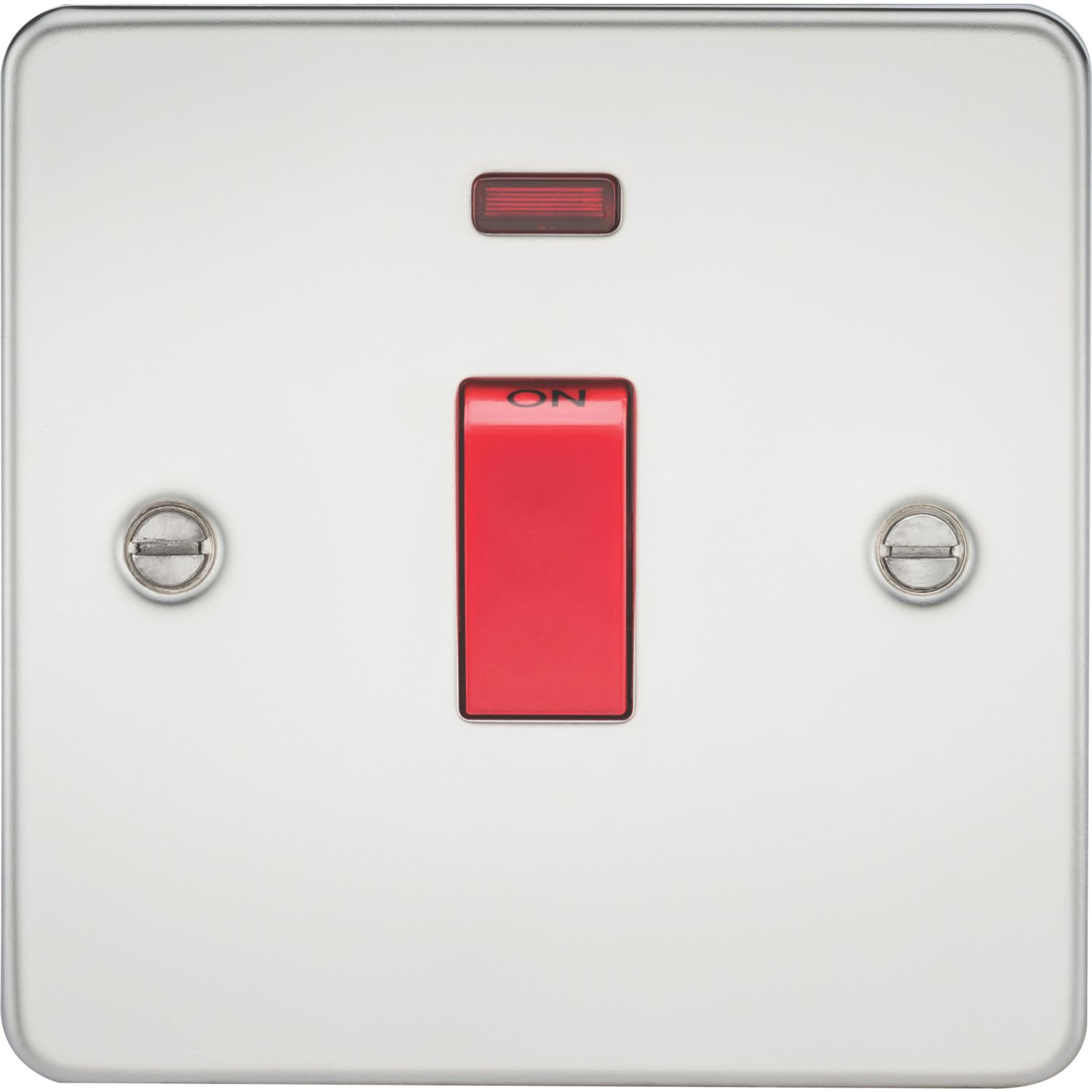 Knightsbridge 45A 1-Gang DP Control Switch Polished Chrome with LED (563VR)