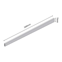 Maia Iceberg Upstand 3680mm x 70mm x 10mm