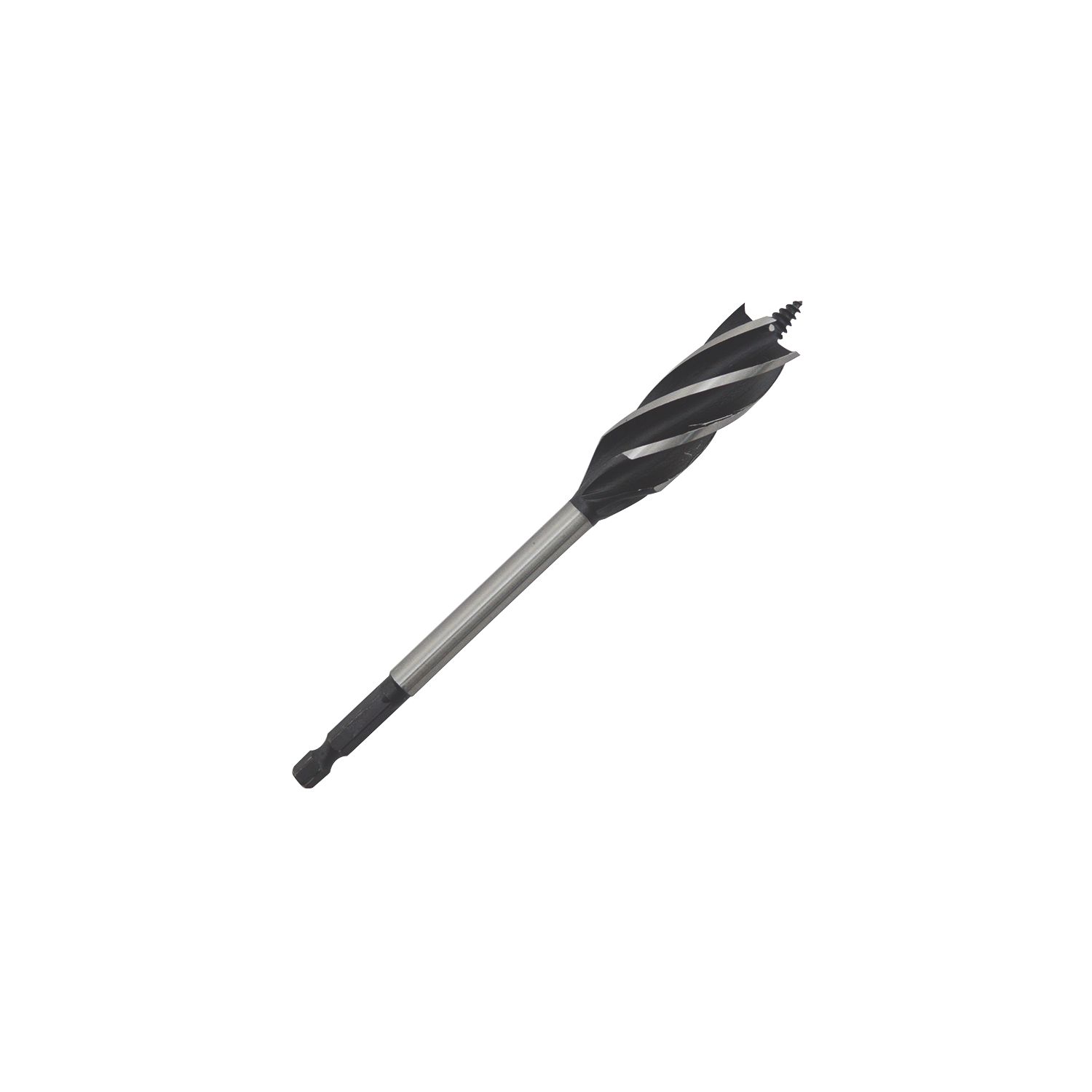 Erbauer Hex Shank 5-Flute Auger Wood Drill Bit 19mm x 165mm (5647V)