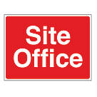 "Site Office" Stanchion Sign 450mm x 600mm