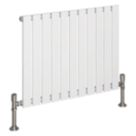 Reina Harley Single 600mm x 770mm 1744BTU White Horizontal Designer Radiator