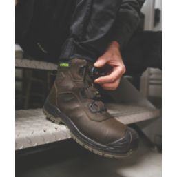 Apache  Size 8  Brown Waterproof  Safety Boots
