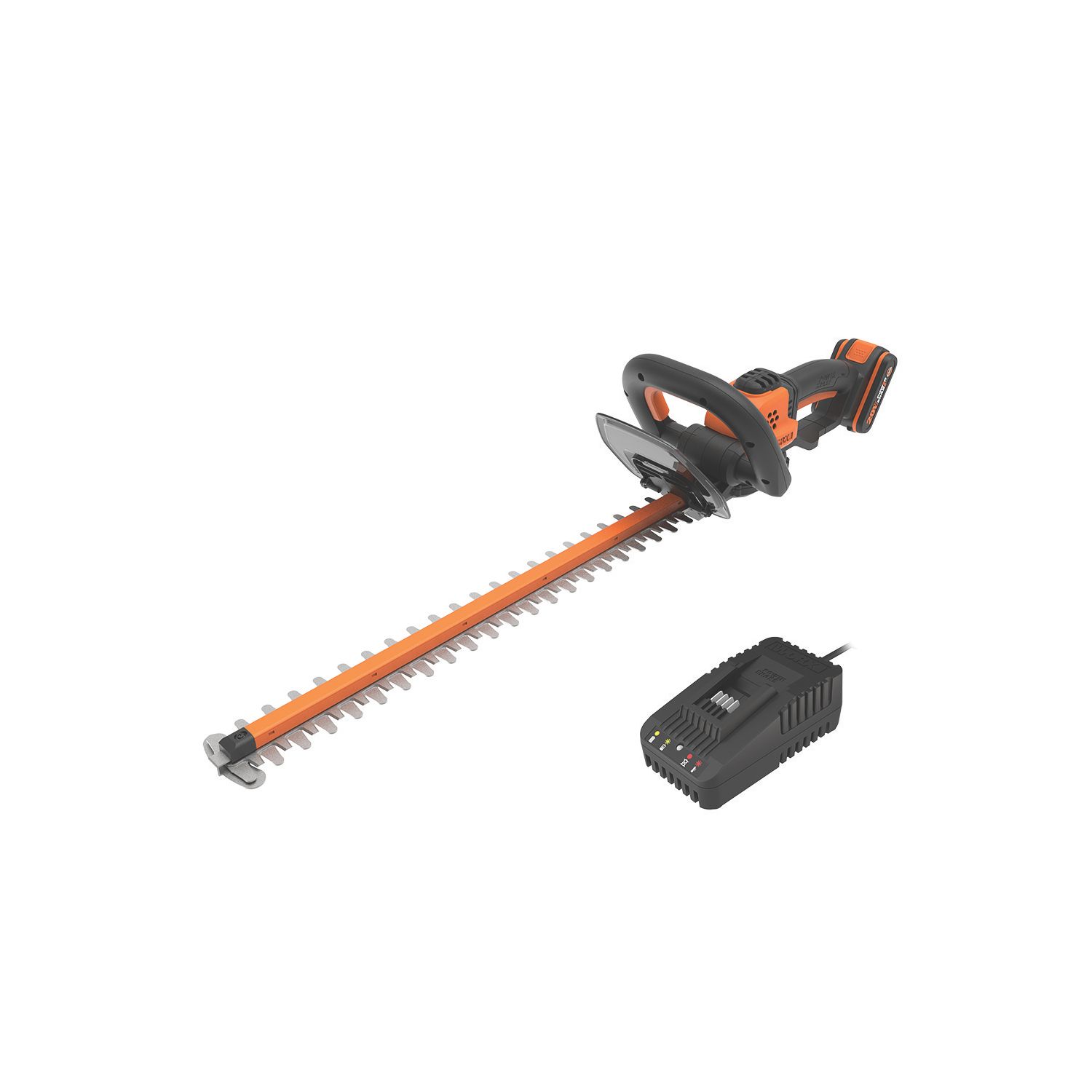 Worx WG264E 56cm 20V 1 x 2.0Ah Lithium PowerShare Cordless Hedge Trimmer (564HA)