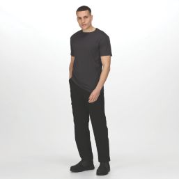 Regatta Pro Wicking Short Sleeve T-Shirt Seal Grey 4X Large 39" Chest