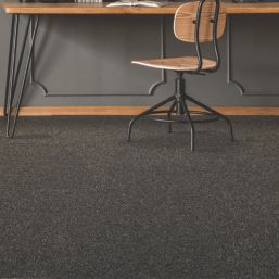 Contract  Graphite Grey Carpet Tiles 500 x 500mm 20 Pack