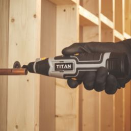 Titan TTG953MLT 12V 1 x 1.5Ah Li-Ion   Cordless Multi-Tool & 15 Accessories