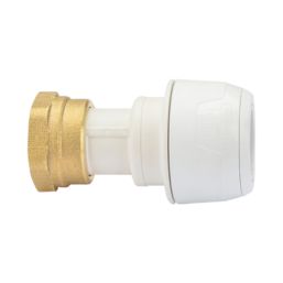Hep2O  Plastic Push-Fit Straight Keyless Tap Connector 22mm x 3/4"
