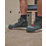 Hard Yakka 3056 Metal Free  Lace & Zip Safety Boots Olive Size 7