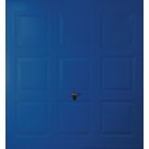 Gliderol Georgian 8' x 7' Non-Insulated Frameless Steel Up & Over Garage Door Signal Blue
