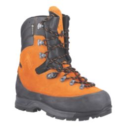 Haix Protector Forest 2.1 GTX Size 9.5  Orange  Steel Toe Cap Safety Boots
