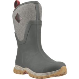 Muck Boots Arctic Sport II Mid Size 4 Womens Olive Non Safety Wellies