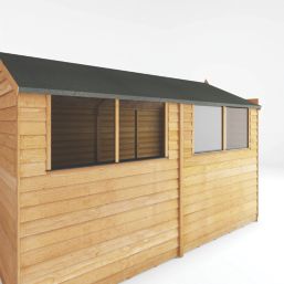 Mercia Value 6' x 9' 6" (Nominal) Apex Overlap Timber Shed