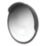 Essentials  600mm Blind Spot Traffic Mirror Black