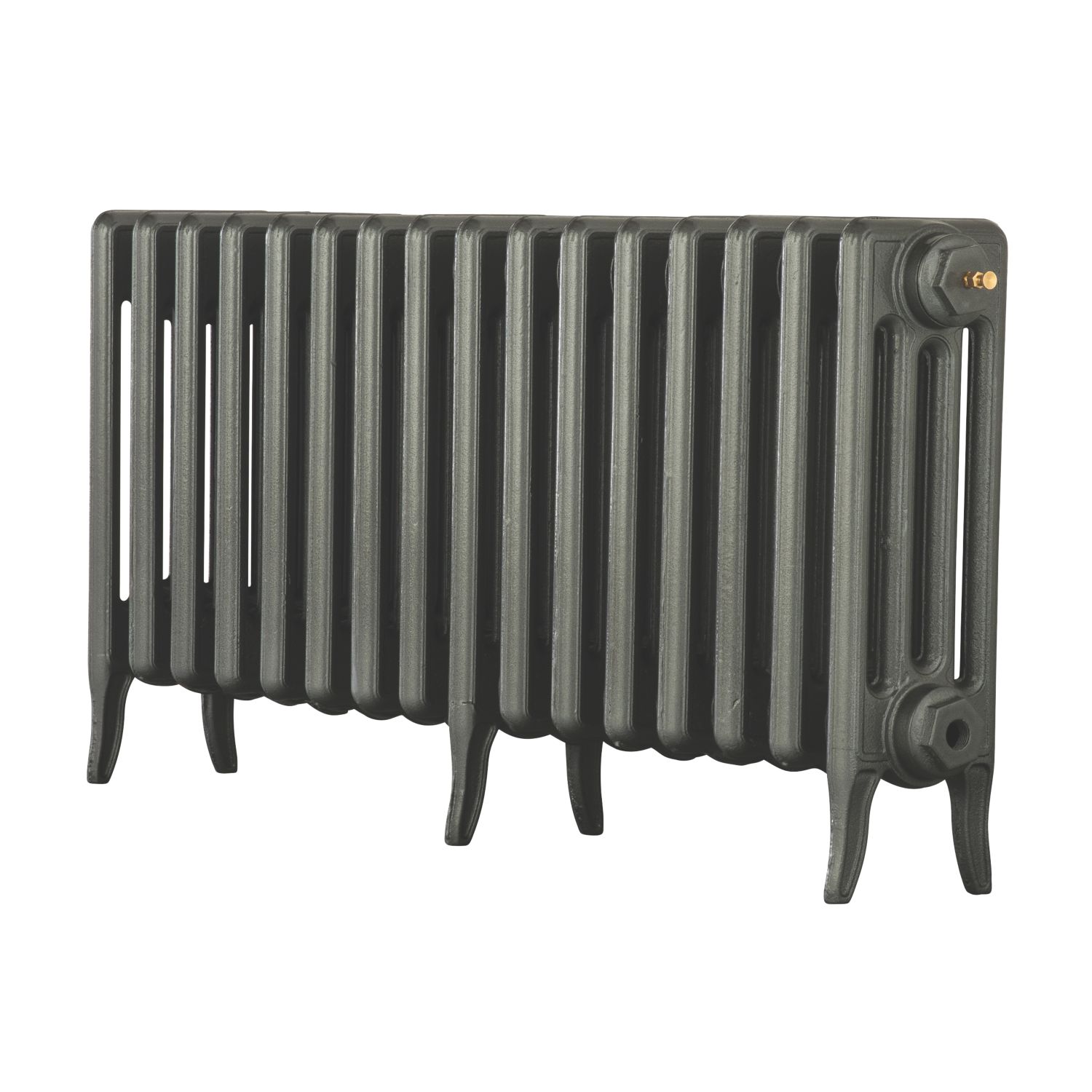 Arroll 460mm x 874mm 2736BTU Cast Grey Cast Iron 4 Column Radiator (5654F)