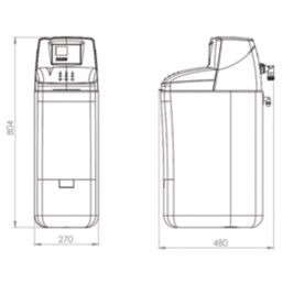 BWT Automatic Metered Water Softener 25Ltr
