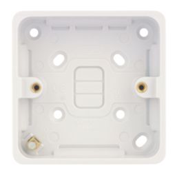 Hager Solysta WMPB1/20 1-Gang Surface Pattress  Back Box 20mm