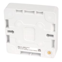 Hager Solysta WMPB1/20 1-Gang Surface Pattress  Back Box 20mm