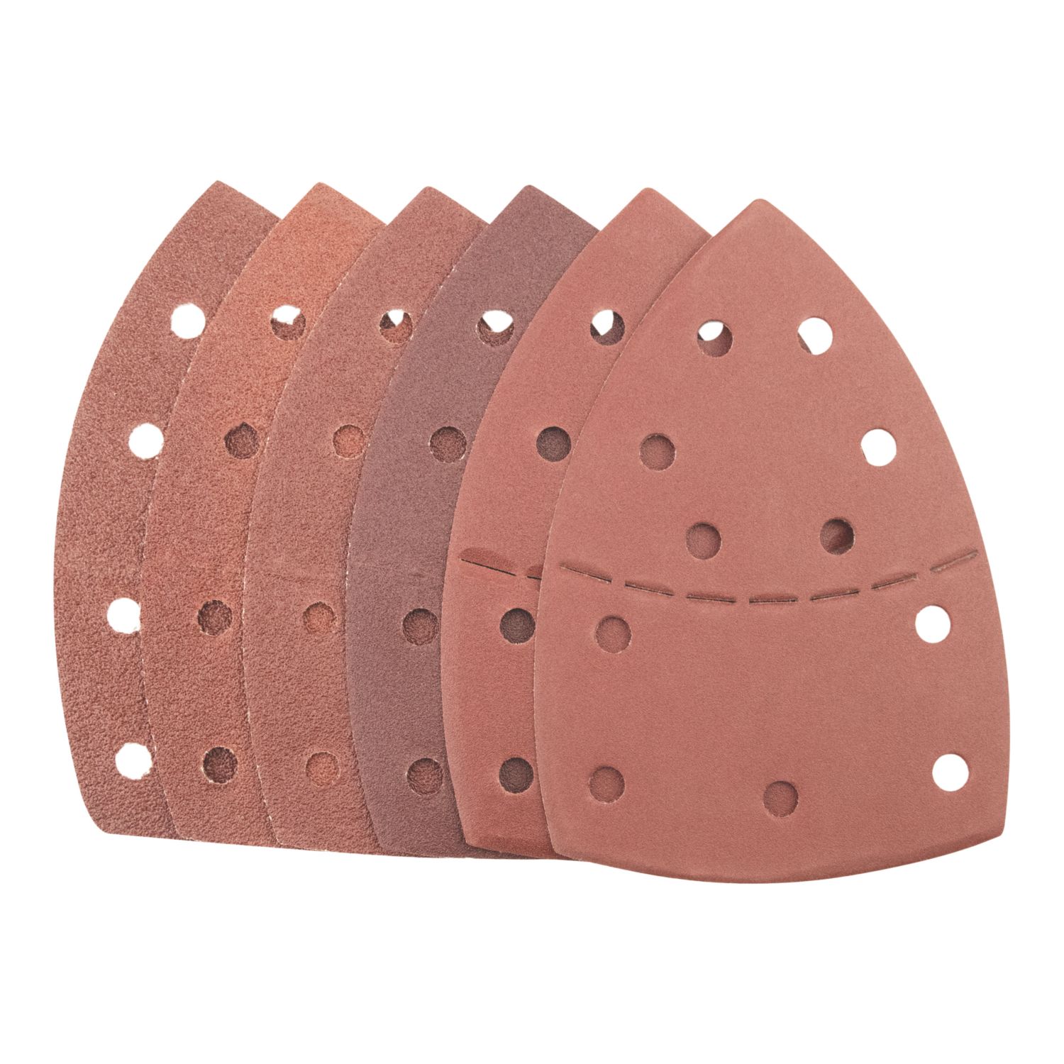 Titan 40-240 Grit 11-Hole Punched Multi-Material Sanding Sheets 150mm x 100mm 60 Pack (565AY)