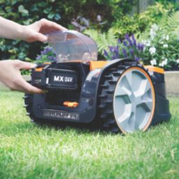 LawnMaster VBRM16 Combo 24V 2 x 4.0Ah Lithium MX Brushless Cordless Robotic Lawn Mower & 3-in-1 Grass Trimmer