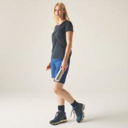 Regatta Fingal Edition Short Sleeve Womens T-Shirt Navy Size 14