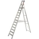 Werner Aluminium 3.15m 12 Step Platform Step Ladder