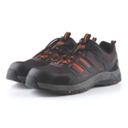 Scruffs Air Size 12  Black/Orange  Water-Resistant  Safety Trainers