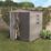 Keter Factor 6' x 6' 6" (Nominal) Apex Resin Shed Brown