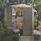 Keter Factor 6' x 6' 6" (Nominal) Apex Resin Shed Brown