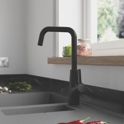 Clearwater Azia Battery-Powered Single Lever Monobloc Tap with Sensor Operation Matt Black