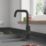 Clearwater Azia Battery-Powered Single Lever Monobloc Tap with Sensor Operation Matt Black