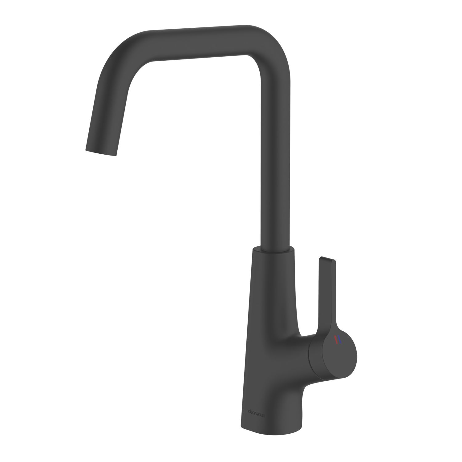 Clearwater Azia Battery-Powered Single Lever Monobloc Tap with Sensor Operation Matt Black (565KH)