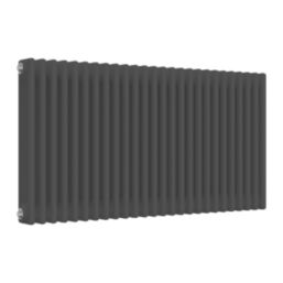 Reina 600mm x 1190mm 5276BTU Anthracite Horizontal 3 Column Radiator