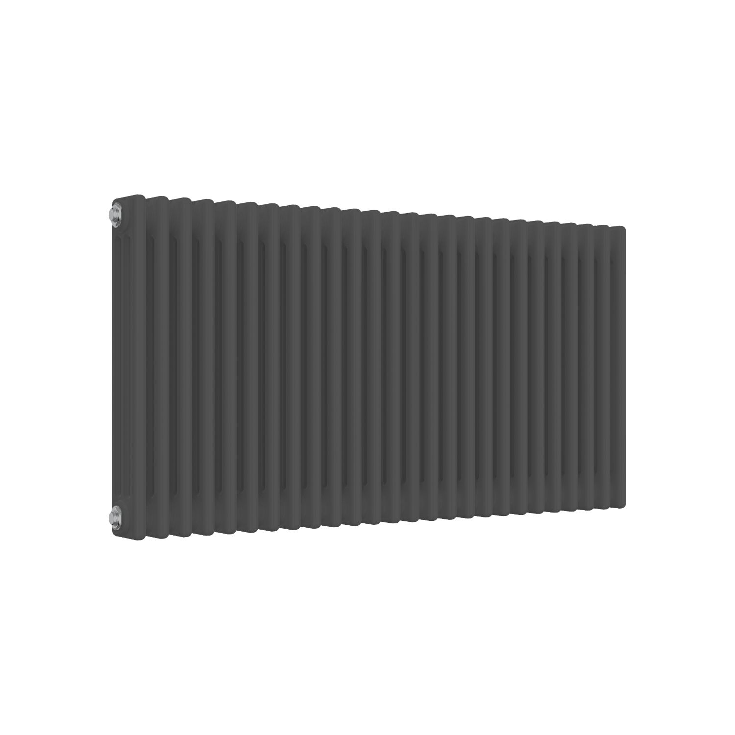 Reina 600mm x 1190mm 5276BTU Anthracite Horizontal 3 Column Radiator (565LH)