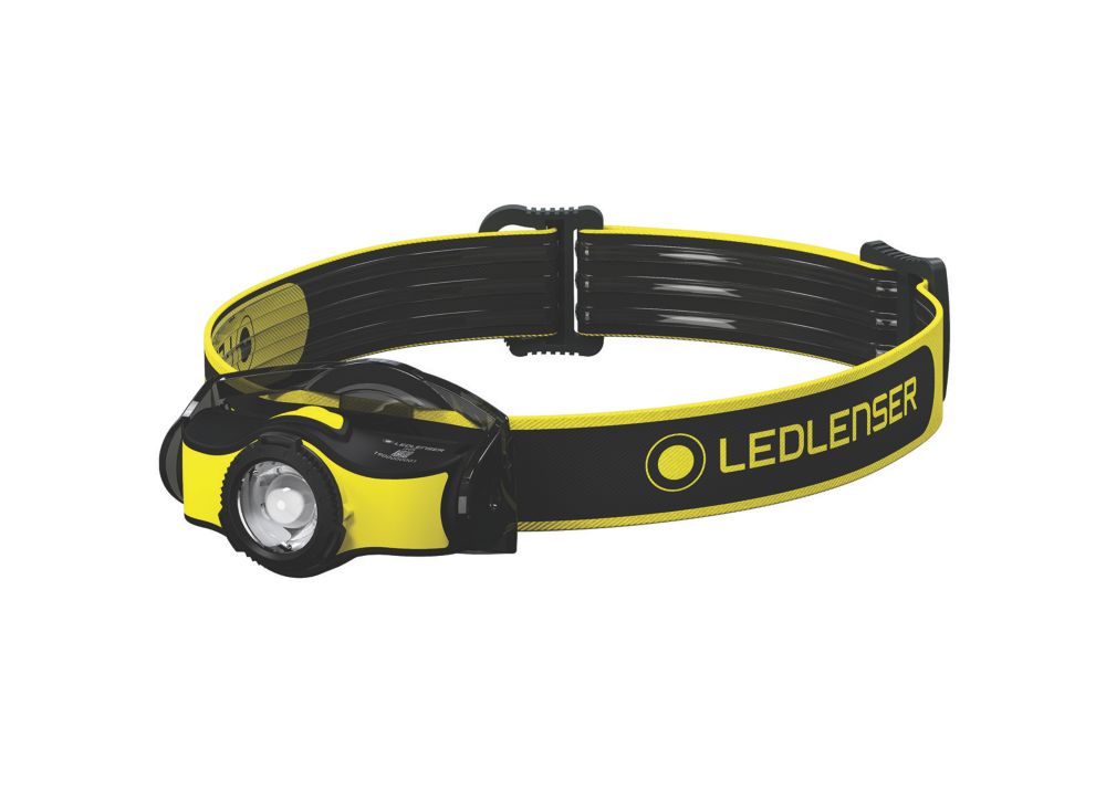 LEDlenser iH5 LED Head Torch Black and Yellow 200lm Screwfix