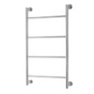 Towelrads 900mm x 560mm 518BTU Chrome Flat Designer Towel Radiator