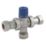 Reliance Valves HEAT112015 Easifit 2-in-1 Thermostatic Mixing Valve 22mm
