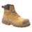CAT Gravel 6" Size 7  Honey Water-Resistant Steel Toe Cap Safety Boots
