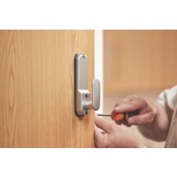 Smith & Locke Medium Duty Push-Button Lock 35mm - Screwfix