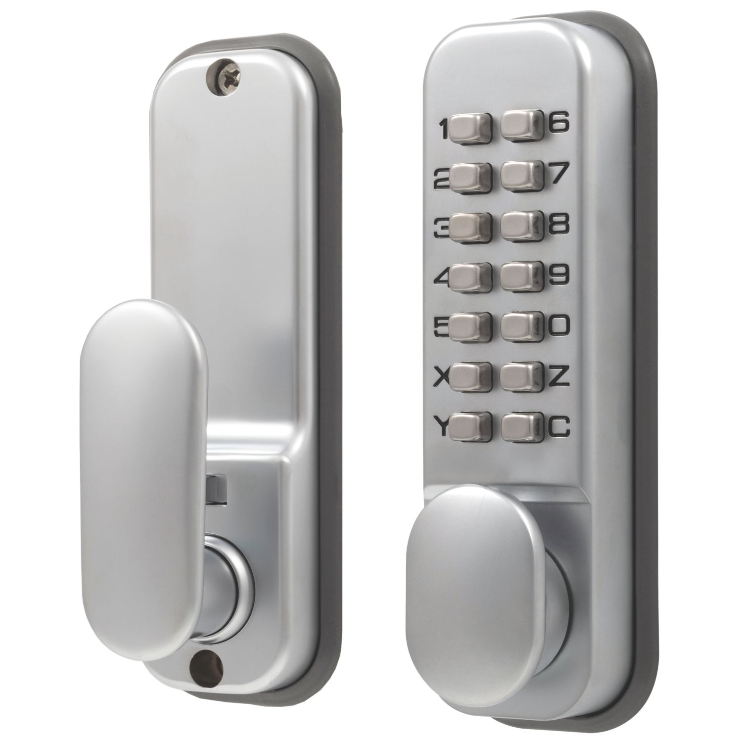 Smith & Locke Medium Duty Push-Button Lock 35mm (5661J)