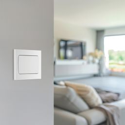 British General 900 Series 10AX 1-Gang 2-Way Light Switch  White