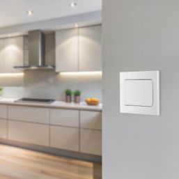 British General 900 Series 10AX 1-Gang 2-Way Light Switch  White