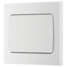 British General 900 Series 10AX 1-Gang 2-Way Light Switch  White